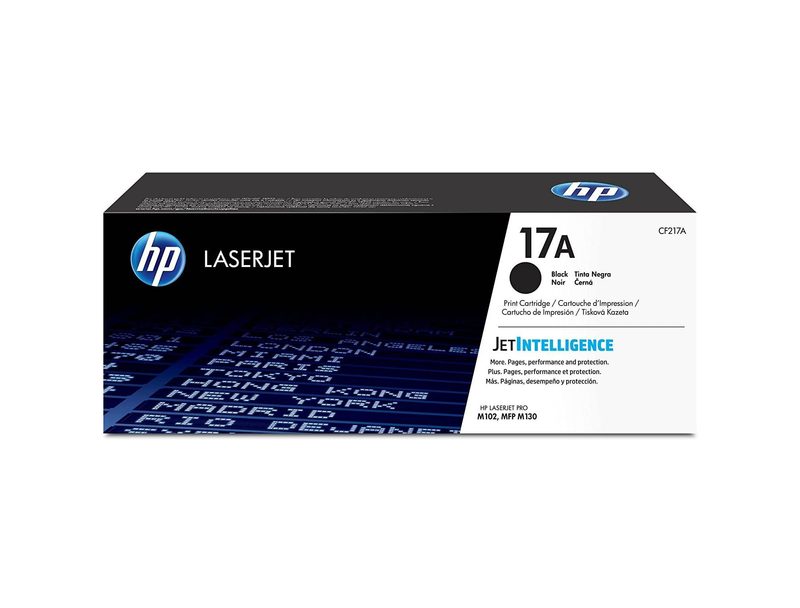 HP 17A Black Original LaserJet Toner Cartridge (CF217A)