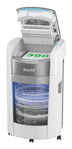 Leitz IQ OptiMax Autofeed Office 300 P4 Cross Cut Paper Shredder