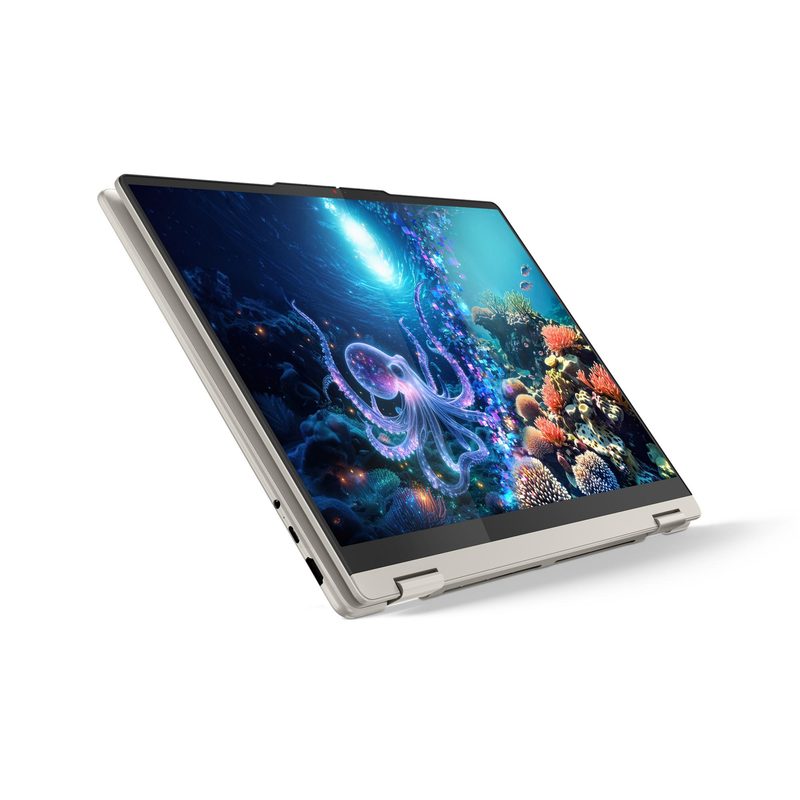 Lenovo Yoga 7 2-in-1 16AKP10 Copilot+ PC AMD Ryzen™ AI 7 350 Hybrid (2-in-1) 40.6 cm (16") Touchscreen 2.8K 16 GB LPDDR5x-SDRAM 512 GB SSD Wi-Fi 7 (802.11be) Windows 11 Home Grey Belgian