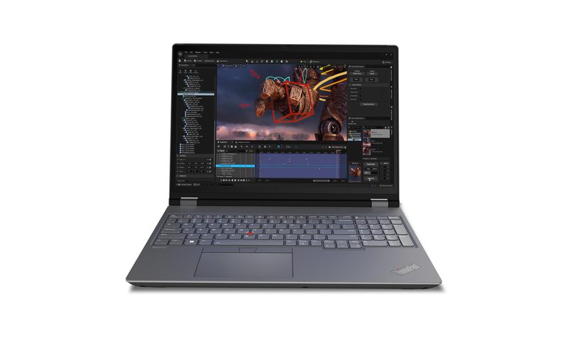 Lenovo ThinkPad P16 Gen 2 Intel® Core™ i9 i9-13980HX Mobile workstation 40.6 cm (16") WQUXGA 32 GB DDR5-SDRAM 1 TB SSD NVIDIA RTX 3500 Ada Wi-Fi 6E (802.11ax) Windows 11 Pro Grey, Black Nordic