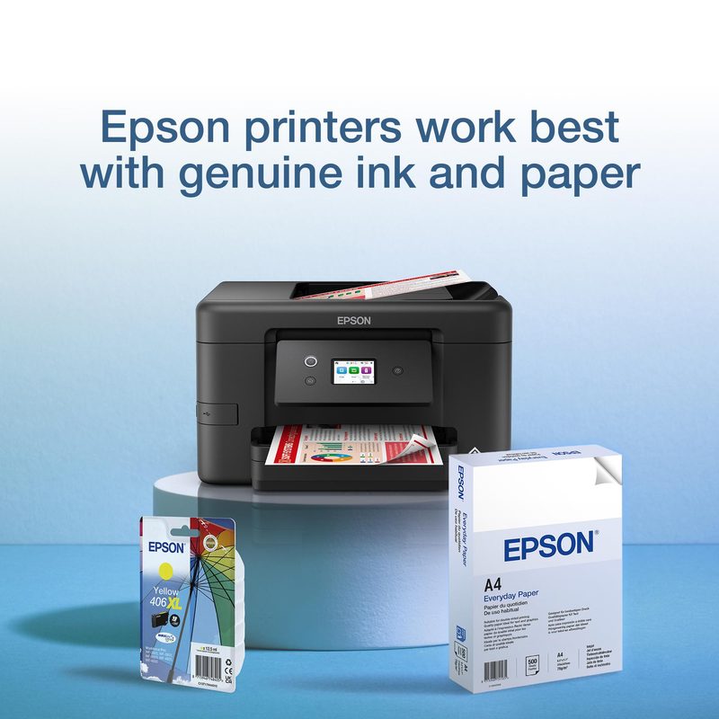 Epson Singlepack Yellow 406XL DURABrite Ultra Ink RF/AM Tagged
