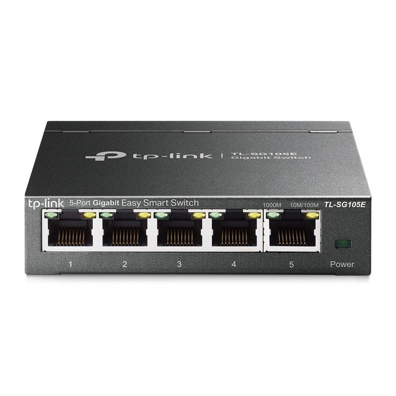 TP-Link TL-SG105E(UN) network switch Managed L2 Gigabit Ethernet (10/100/1000) Black