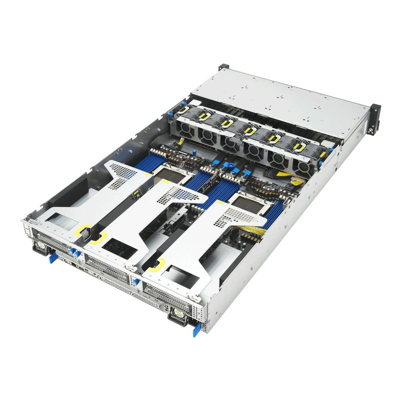 ASUS RS720A-E13-RS8G Socket SP5 Rack (2U) Black, Silver