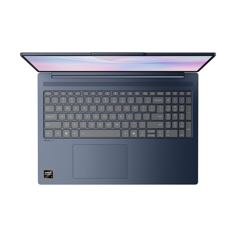 Lenovo IdeaPad Slim 5 16AKP10 Copilot+ PC AMD Ryzen™ AI 7 350 Laptop 40.6 cm (16") WUXGA 24 GB DDR5-SDRAM 1 TB SSD Wi-Fi 7 (802.11be) Windows 11 Home Blue English
