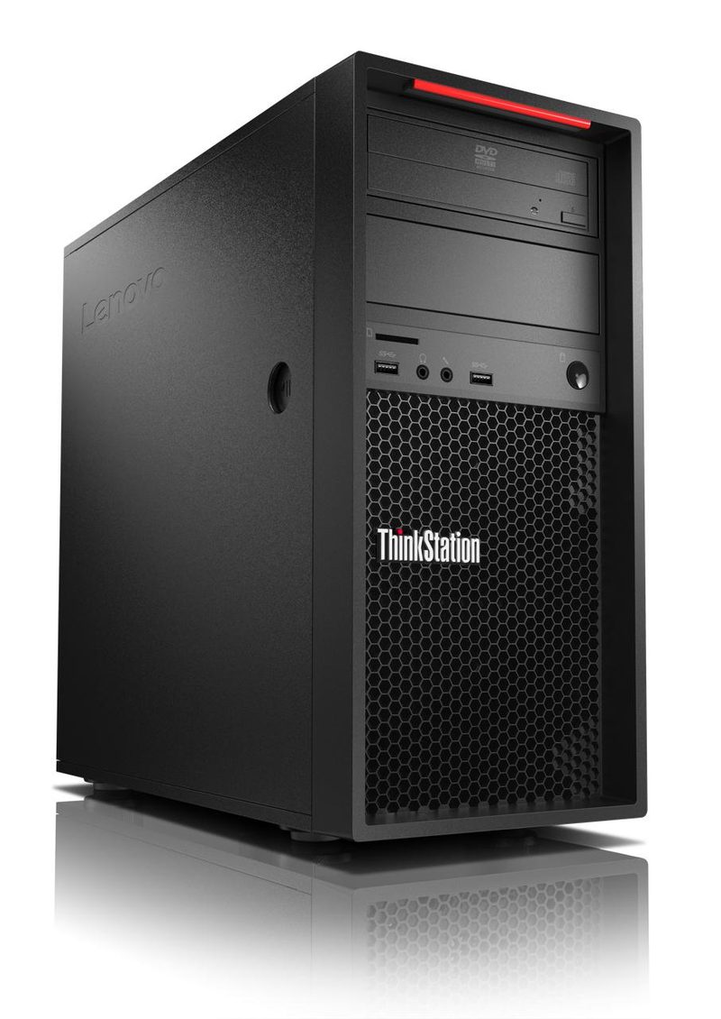 Lenovo ThinkStation P520c Intel® Xeon® 16 GB DDR4-SDRAM 512 GB SSD NVIDIA® Quadro® P1000 Windows 10 Pro for Workstations Workstation