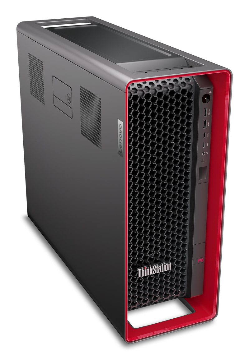 Lenovo ThinkStation P8 AMD Ryzen Threadripper PRO PRO 9945WX 64 GB DDR5-SDRAM 1 TB SSD Windows 11 Pro Tower Workstation Black