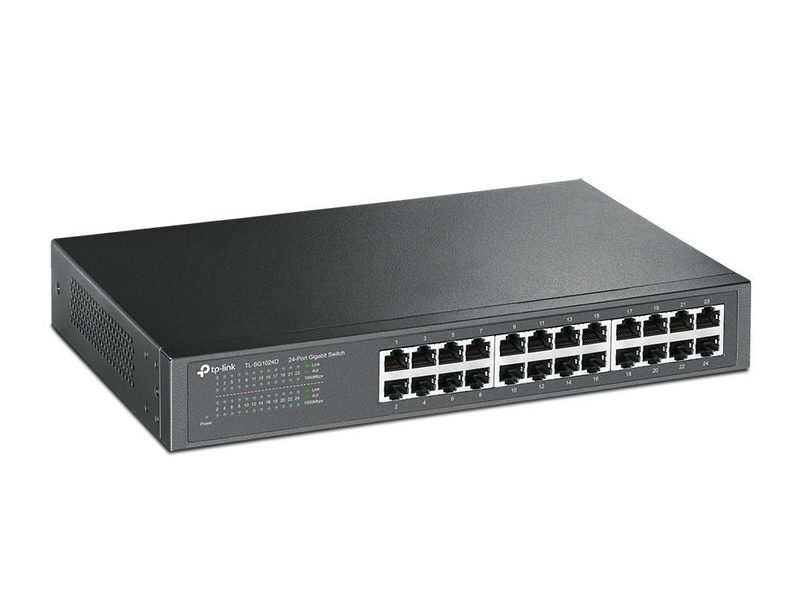 TP-Link TL-SG1024D(UN) network switch Unmanaged Gigabit Ethernet (10/100/1000) Grey