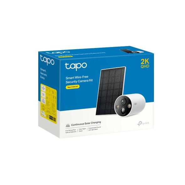 TP-Link TAPO C425 KIT(EU) security camera Bullet IP security camera Outdoor 2560 x 1440 pixels Ceiling/wall