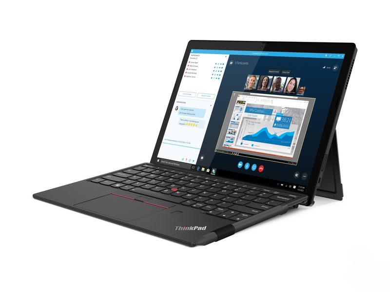 Lenovo ThinkPad X12 Detachable Intel® Core™ i5 i5-1130G7 Hybrid (2-in-1) 31.2 cm (12.3") Touchscreen 8 GB LPDDR4x-SDRAM 256 GB SSD Wi-Fi 6 (802.11ax) Windows 11 Pro Black