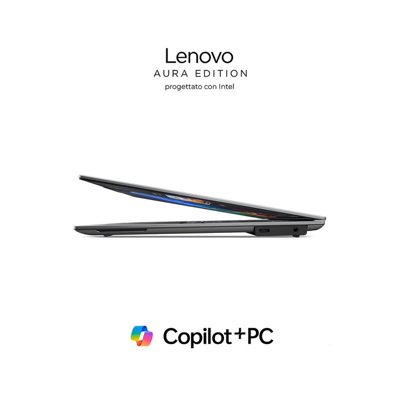 Lenovo ThinkPad X9-14 Gen 1 Copilot+ PC Intel Core Ultra 7 258V Laptop 35.6 cm (14") WUXGA 32 GB LPDDR5x-SDRAM 1 TB SSD Wi-Fi 7 (802.11be) Windows 11 Pro Grey QWERTY Italian