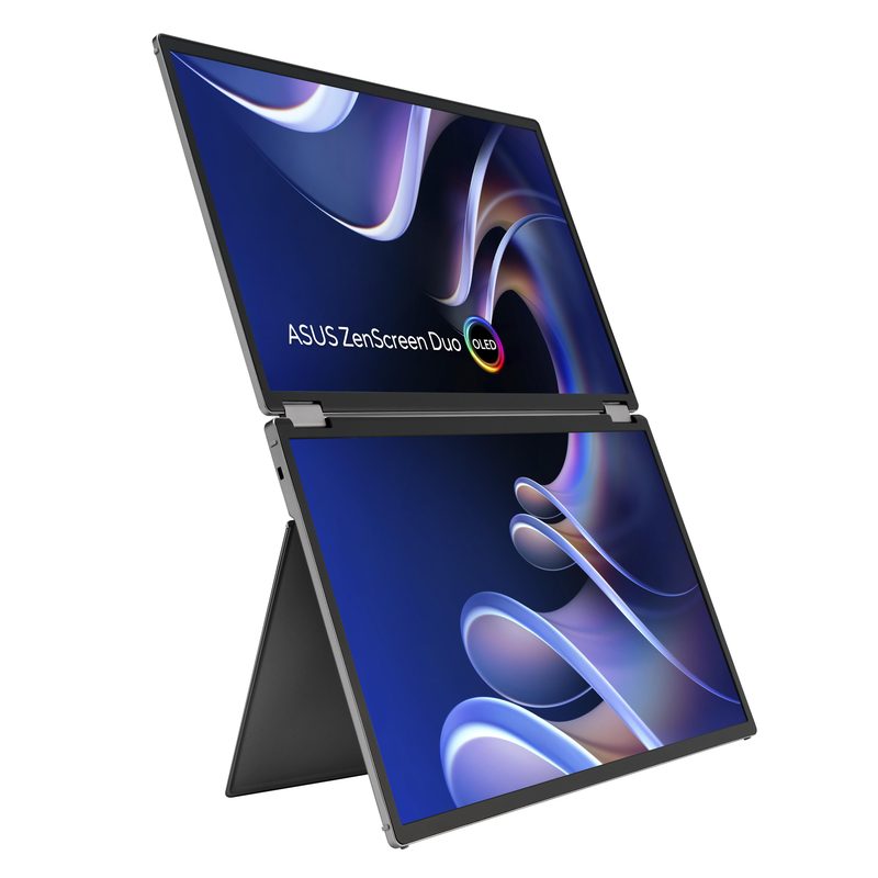 ASUS ZenScreen OLED ZenScreen Duo OLED MQ149CD computer monitor 35.6 cm (14") 1920 x 1200 pixels WUXGA Silver
