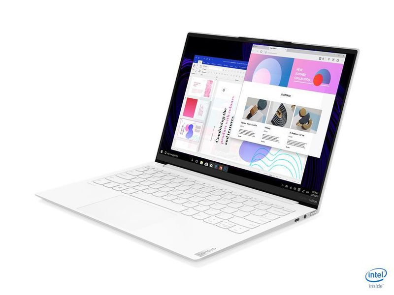 Lenovo Yoga Slim 7 Carbon 13ITL5 Intel® Core™ i7 i7-1165G7 Laptop 33.8 cm (13.3") WQXGA 16 GB LPDDR4x-SDRAM 512 GB SSD Wi-Fi 6 (802.11ax) Windows 10 Home White