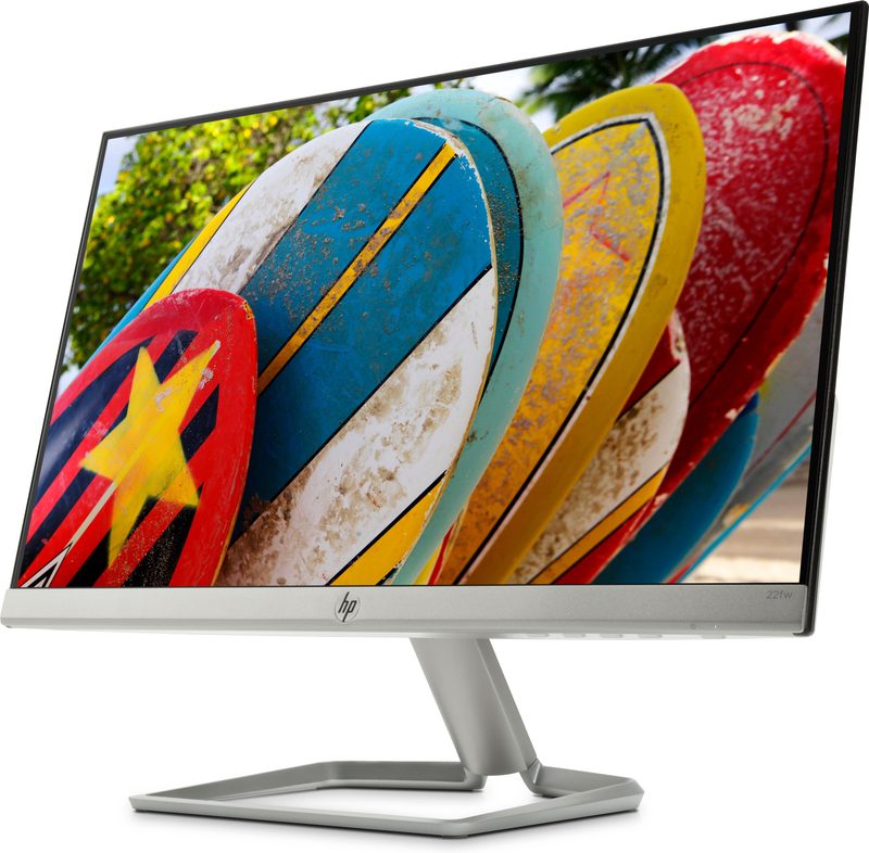 HP 22fw computer monitor 54.6 cm (21.5") 1920 x 1080 pixels Full HD LED Silver