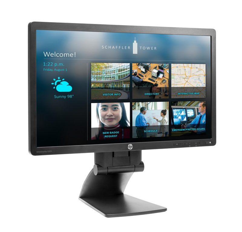 HP EliteDisplay E221i computer monitor 54.6 cm (21.5") 1920 x 1080 pixels Full HD LED Black