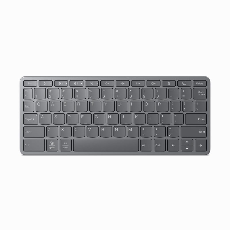 Lenovo Multi-Device Wireless keyboard Universal USB + Bluetooth QWERTY Grey