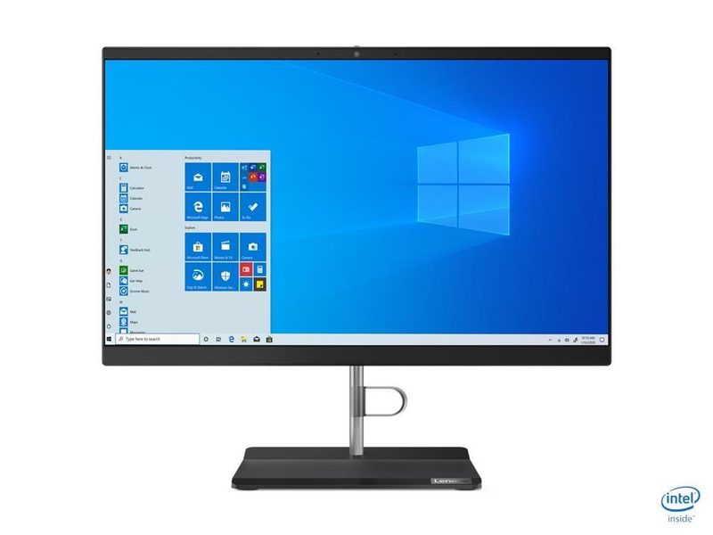 Lenovo V50a-22IMB AIO Intel® Core™ i5 i5-10400T 54.6 cm (21.5") 1920 x 1080 pixels Touchscreen All-in-One PC 8 GB DDR4-SDRAM 256 GB SSD Windows 10 Pro Wi-Fi 5 (802.11ac) Black
