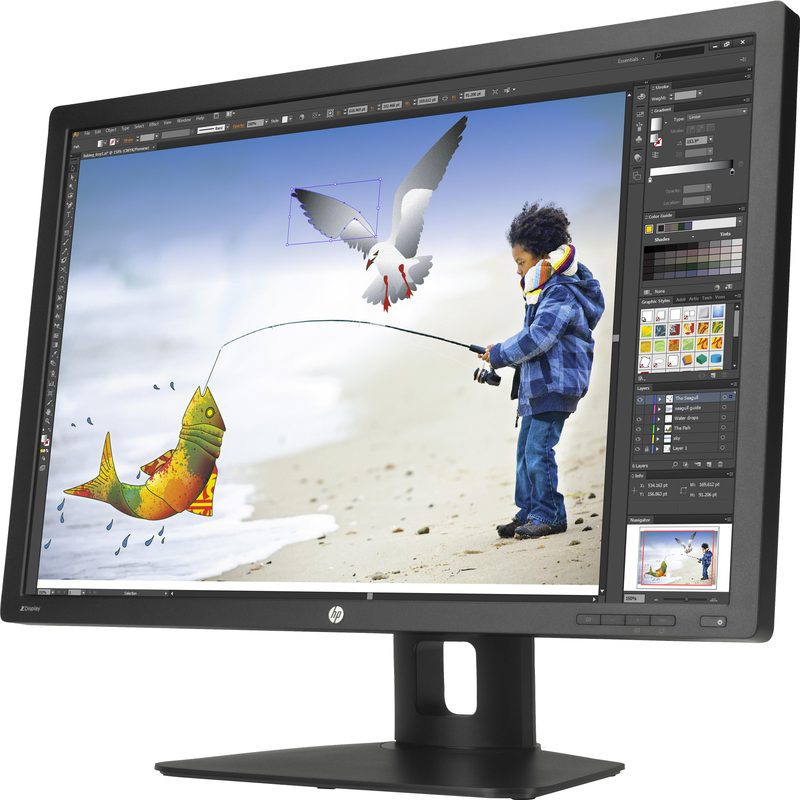 HP Z30i computer monitor 76.2 cm (30") 2560 x 1600 pixels LED Black