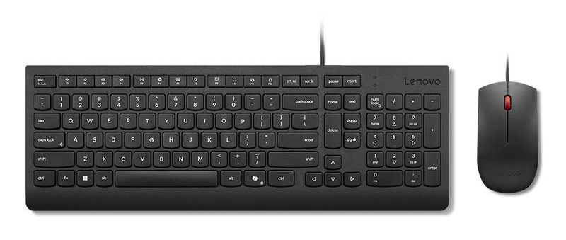 Lenovo 4X31R64411 keyboard Mouse included Universal USB Hungarian Black