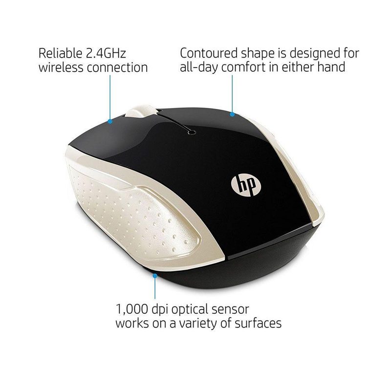 MOUSE HP WIRELESS MOUSE SILK GOLD-2HU83AA#ABB