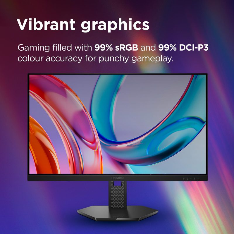 Lenovo Legion Pro 27Q-10 computer monitor 67.3 cm (26.5") 2560 x 1440 pixels Wide Quad HD QD-OLED Black