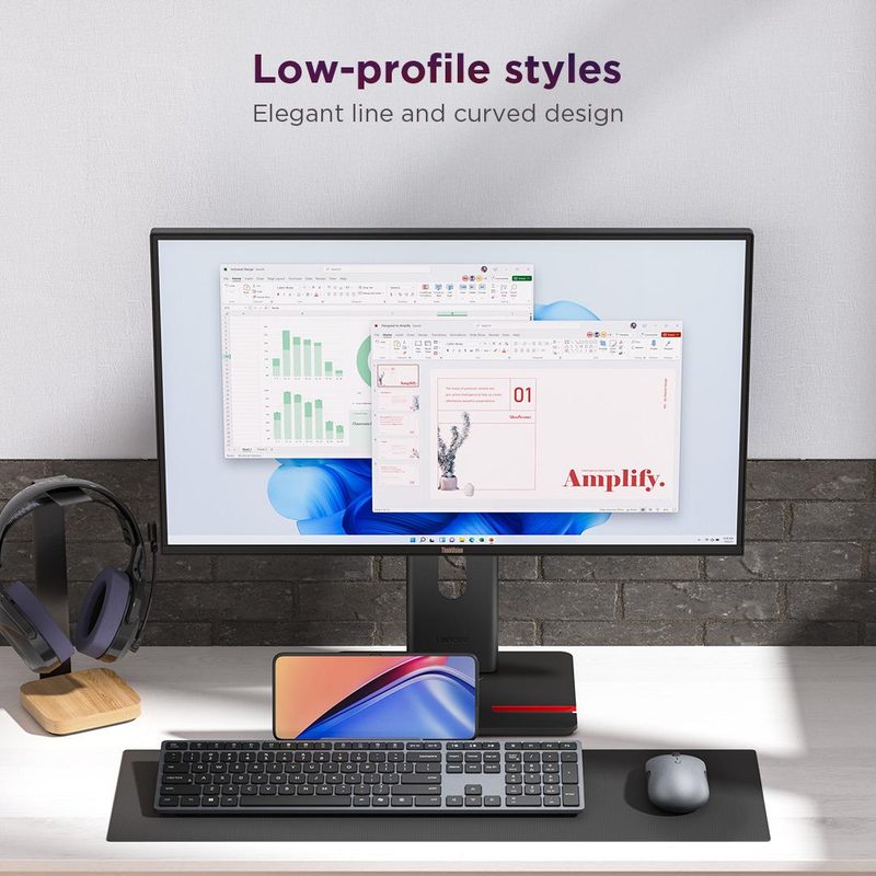 Lenovo GX31S04968 keyboard Mouse included RF Wireless + Bluetooth German Grey