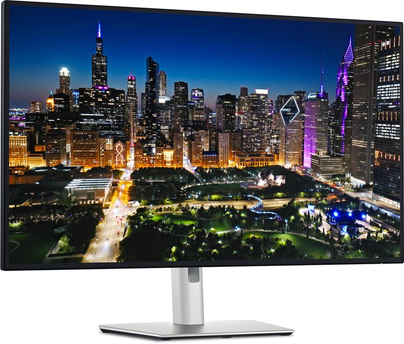 DELL UltraSharp U3225QE computer monitor 80 cm (31.5") 3840 x 2160 pixels 4K Ultra HD LCD Black, Silver