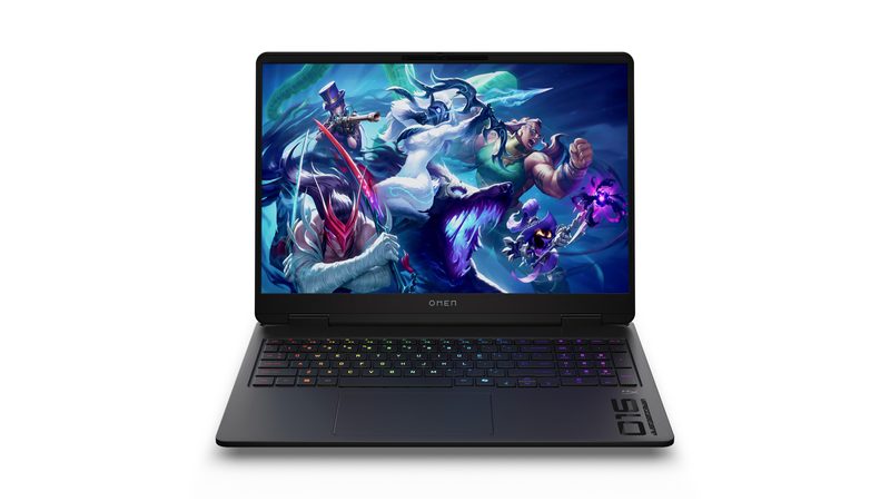 HP OMEN Gaming 16-ap0009na Copilot+ PC AMD Ryzen™ AI 7 350 Laptop 40.6 cm (16") 2K 16 GB DDR5-SDRAM 1 TB SSD NVIDIA® GeForce RTX™ 5050 Wi-Fi 6E (802.11ax) Windows 11 Home Black