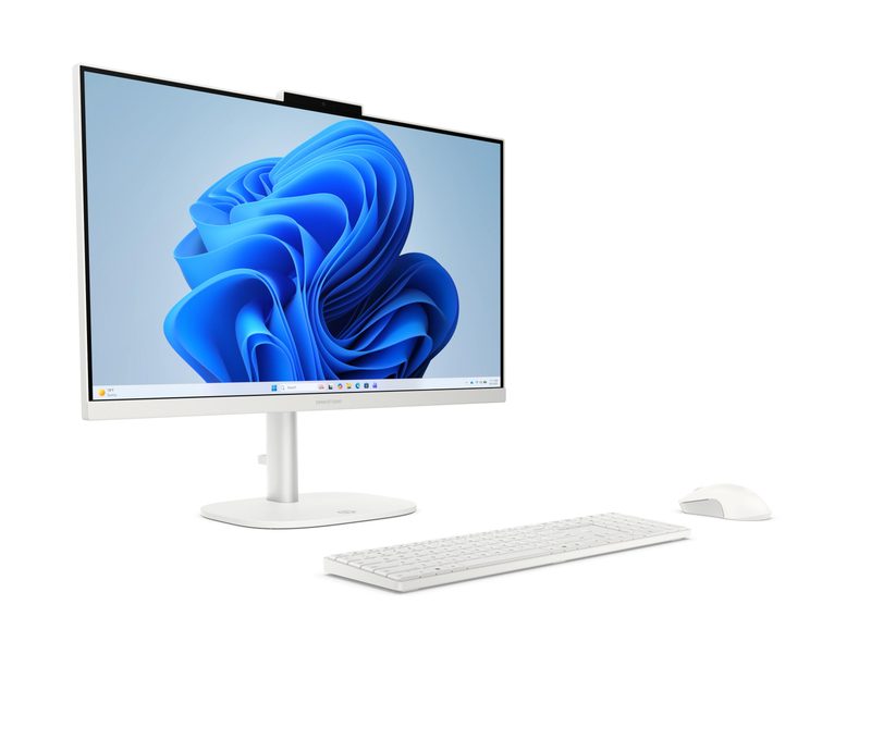 HP OmniStudio 24-cu0010na PC Intel Core 3 100U 60.5 cm (23.8") 1920 x 1080 pixels All-in-One PC 8 GB DDR5-SDRAM 512 GB SSD Windows 11 Home Wi-Fi 6 (802.11ax) White