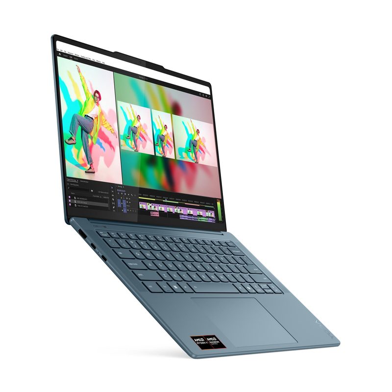 Lenovo Yoga Pro 7 14ASP10 Copilot+ PC AMD Ryzen AI 9 365 Laptop 36.8 cm (14.5") 3K 32 GB LPDDR5x-SDRAM 1 TB SSD Wi-Fi 7 (802.11be) Teal Turkish