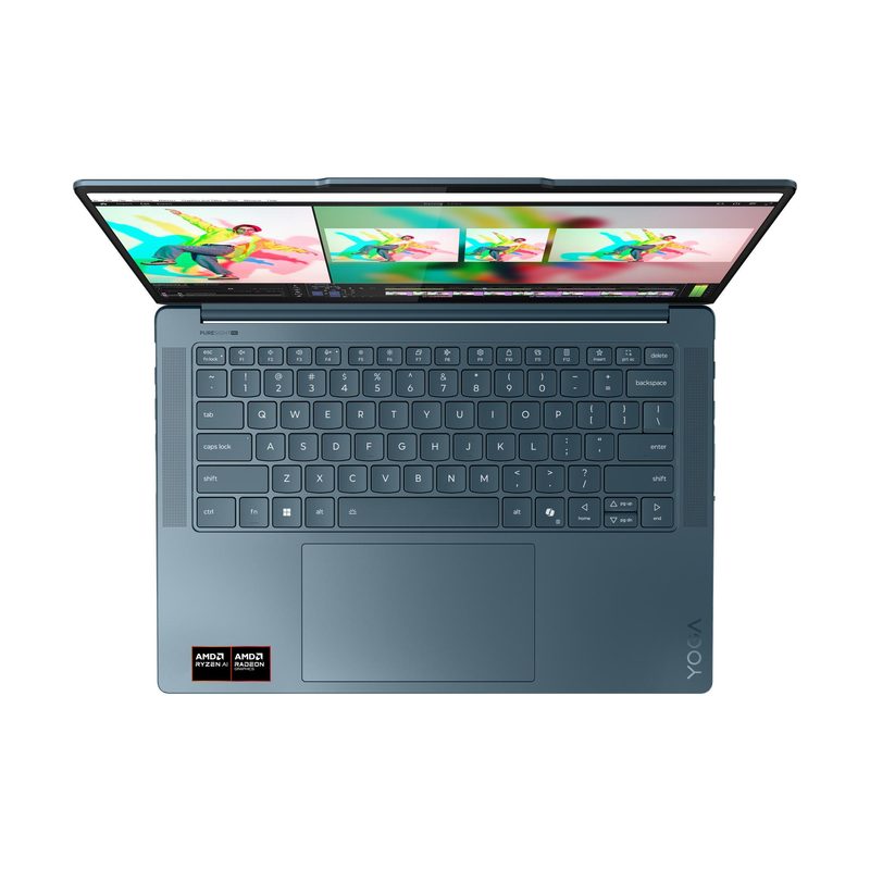 Lenovo Yoga Pro 7 14ASP10 Copilot+ PC AMD Ryzen AI 9 365 Laptop 36.8 cm (14.5") 3K 32 GB LPDDR5x-SDRAM 1 TB SSD Wi-Fi 7 (802.11be) Teal Turkish