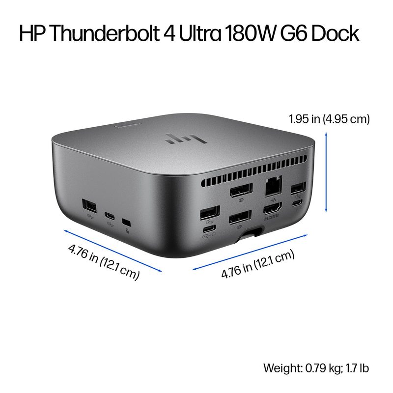 HP Thunderbolt 4 Ultra 180W G6 Dock