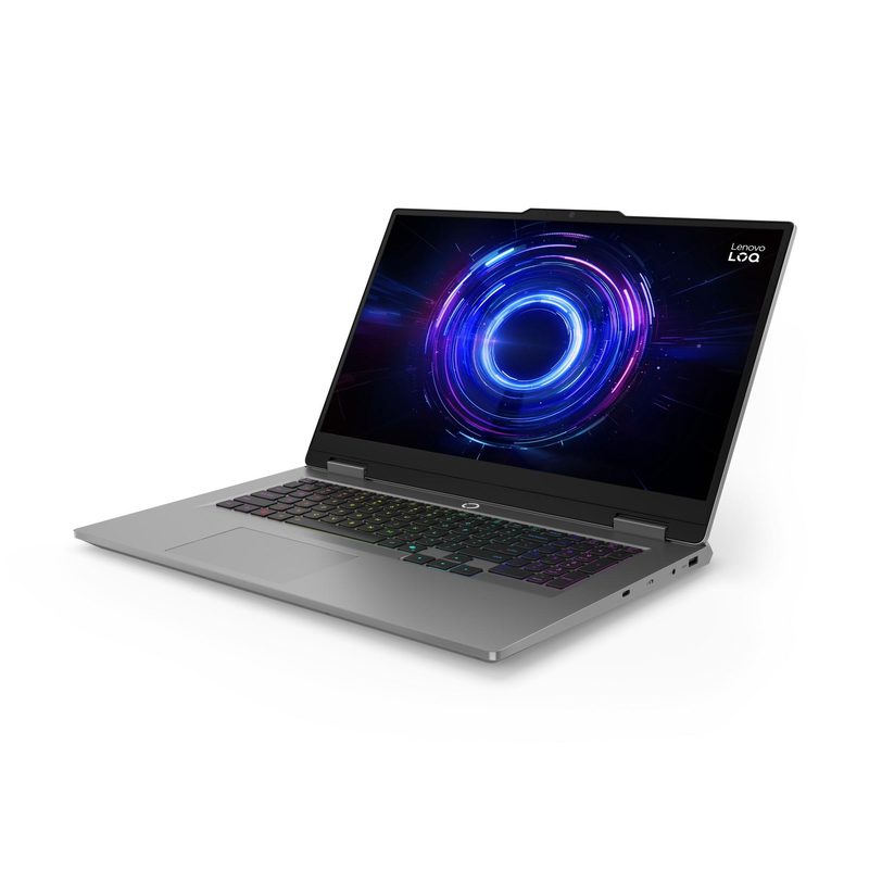 Lenovo LOQ 17IRX10 Intel® Core™ i7 i7-14700HX Laptop 43.9 cm (17.3") Full HD 24 GB DDR5-SDRAM 1 TB SSD NVIDIA GeForce RTX 5070 Wi-Fi 6 (802.11ax) Windows 11 Home Grey English