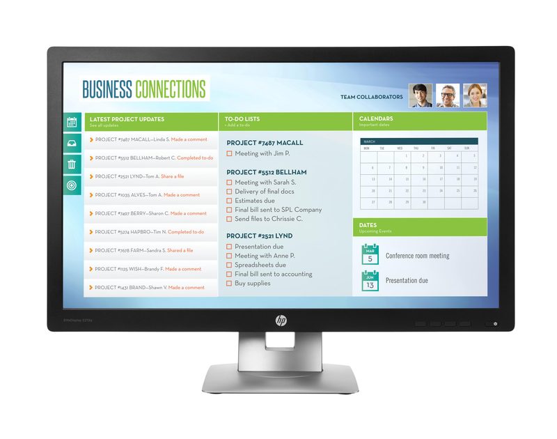 HP EliteDisplay E272q computer monitor 68.6 cm (27") 2560 x 1440 pixels Quad HD LED Black, Silver