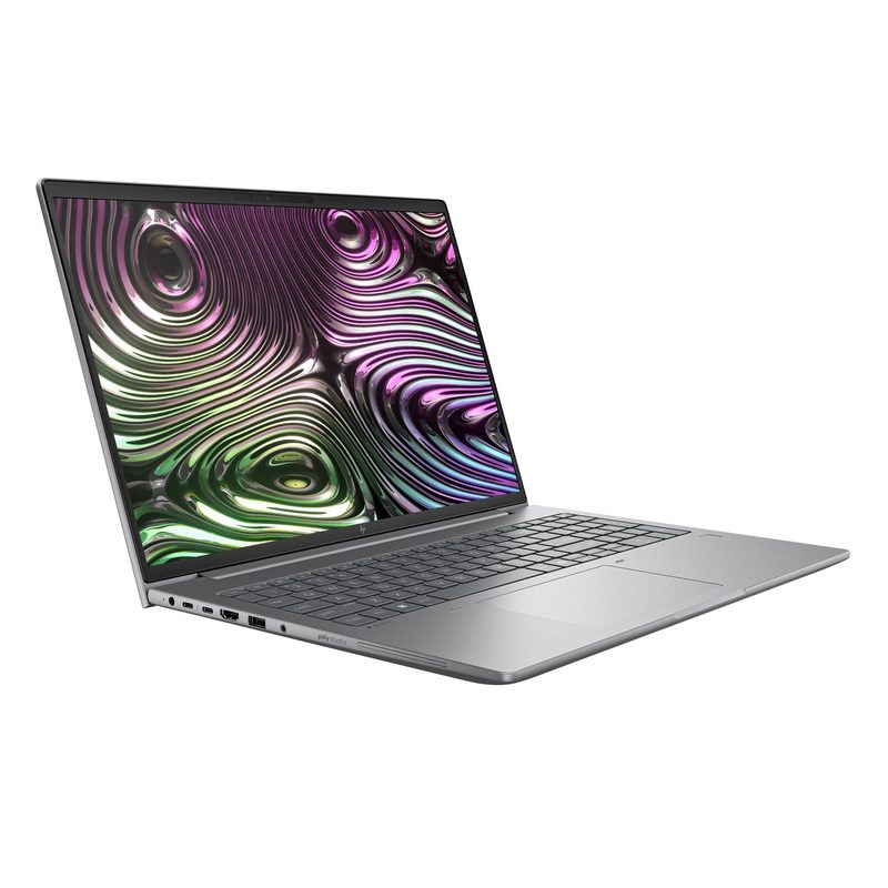 HP Zbook X G1i 16 Intel Core Ultra 7 265H Mobile workstation 40.6 cm (16") WUXGA 64 GB DDR5-SDRAM 1 TB SSD NVIDIA RTX PRO 1000 Blackwell Wi-Fi 6E (802.11ax) Windows 11 Pro Silver