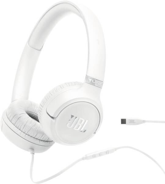JBL Tune 530C USB C Headset Wired Head-band Music/Everyday USB Type-C White