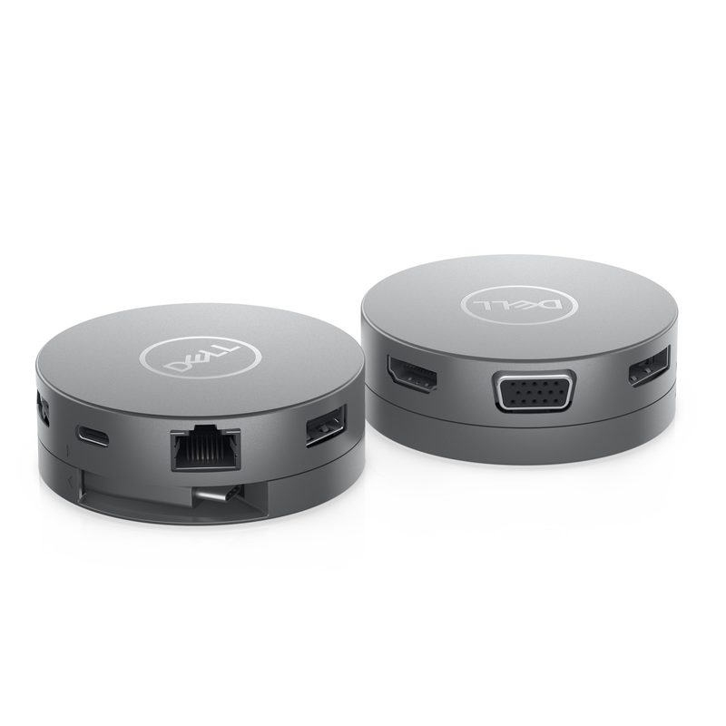 DELL DA310 Wired USB 3.2 Gen 2 (3.1 Gen 2) Type-C Silver