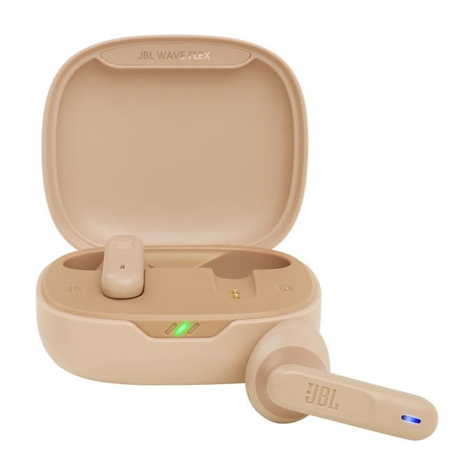JBL Wave Flex Headset True Wireless Stereo (TWS) In-ear Calls/Music/Sport/Everyday Bluetooth Beige
