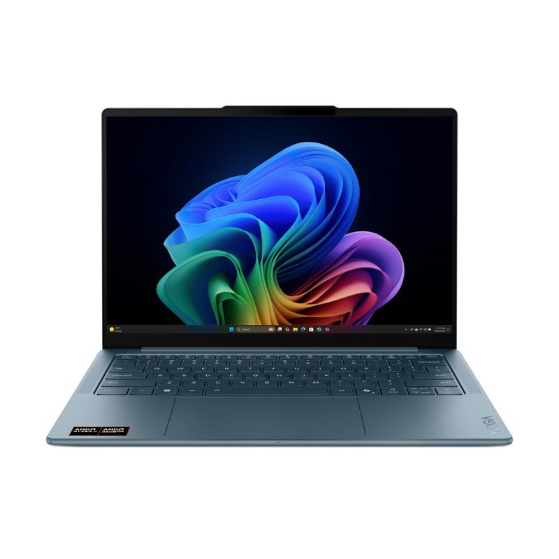 Lenovo Yoga Slim 7 14AKP10 Copilot+ PC AMD Ryzen™ AI 5 340 Laptop 35.6 cm (14") WUXGA 16 GB LPDDR5-SDRAM 512 GB SSD Wi-Fi 7 (802.11be) Windows 11 Home Teal German