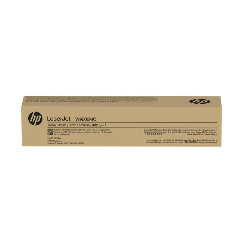 HP W9202MC Yellow Managed Original LaserJet Toner Cartridge