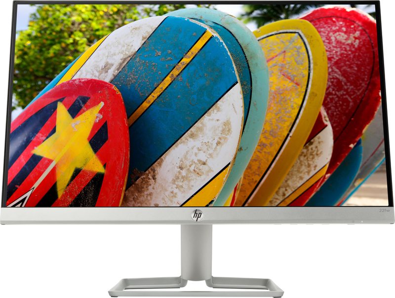 HP 22fw computer monitor 54.6 cm (21.5") 1920 x 1080 pixels Full HD LED Silver