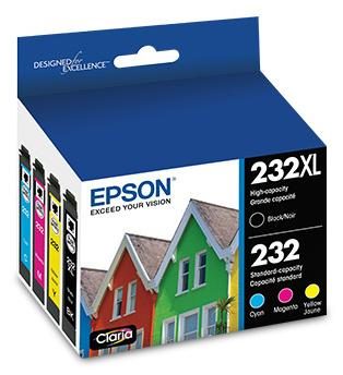 Epson C13T232XL-BCS ink cartridge 4 pc(s) Original High (XL) Yield Black, Cyan, Magenta, Yellow
