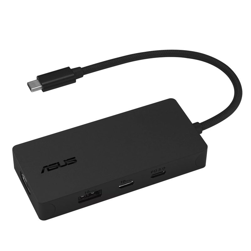 ASUS 4 in 1 USB-C Dock DC110 Wired USB 3.2 Gen 2 (3.1 Gen 2) Type-C Black