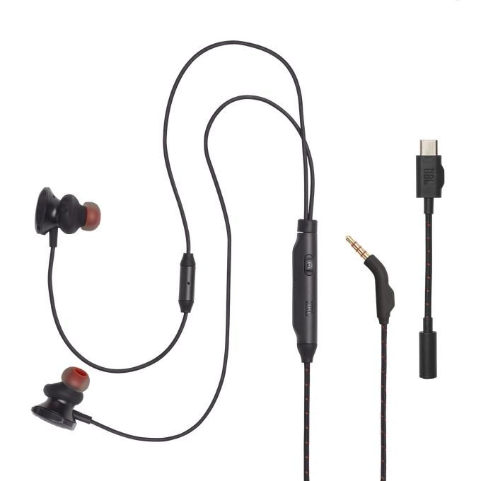 JBL Quantum 50C Headset Wired In-ear Gaming Black