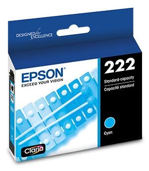 Epson 222 ink cartridge 1 pc(s) Original Standard Yield Cyan
