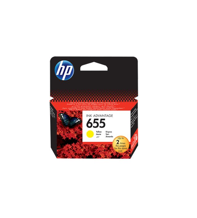 HP 655 Yellow Original Ink Advantage Cartridge