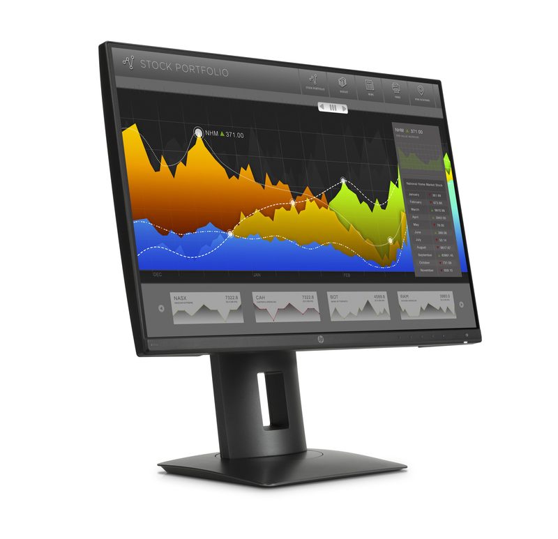 HP Z24nq computer monitor 60.5 cm (23.8") 2560 x 1440 pixels LED Black
