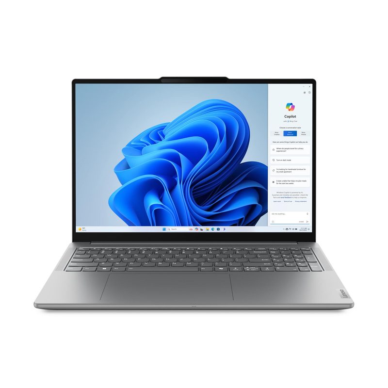 Lenovo Yoga Pro 9 16IMH9 Intel Core Ultra 7 155H Laptop 40.6 cm (16") 3.2K 16 GB LPDDR5x-SDRAM 1 TB SSD Wi-Fi 6E (802.11ax) Windows 11 Home Grey English
