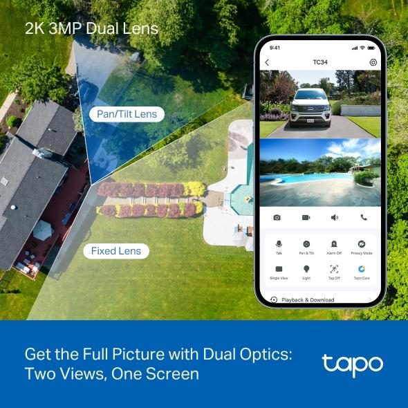 TP-Link TC34 security camera Bullet IP security camera Indoor & outdoor 2304 x 1296 pixels Ceiling/Wall/Pole