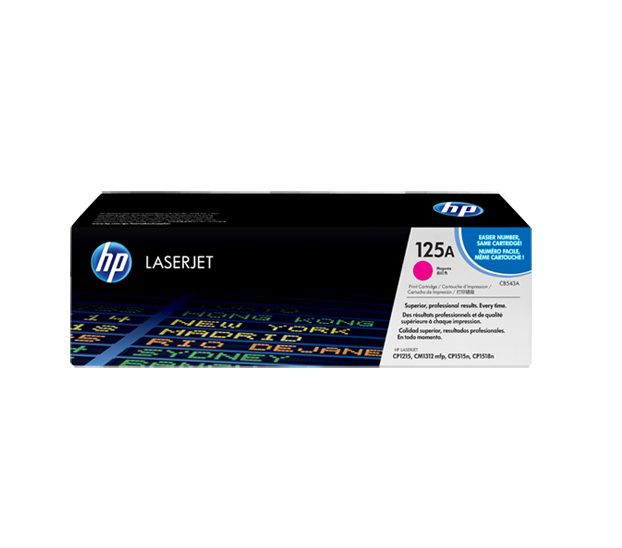 HP 125A Magenta Original LaserJet Toner Cartridge (CB543A)