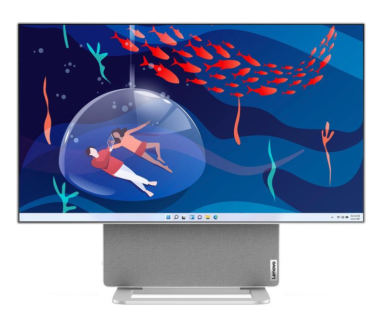 Lenovo Yoga AIO 7 27APH8 AMD Ryzen™ 7 8845HS 68.6 cm (27") 2560 x 1440 pixels All-in-One PC 32 GB LPDDR5x-SDRAM 1 TB SSD NVIDIA GeForce RTX 4050 Windows 11 Pro Wi-Fi 6E (802.11ax) Grey